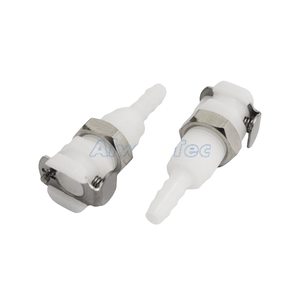 1/4 "hose barb valved chèn vách ngăn Bảng điều khiển gắn kết nhanh chóng ngắt kết nối với tự động dừng van - Product Image 1