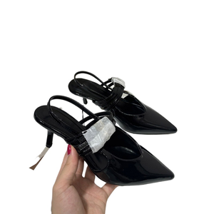 YX 2025 Summer New High Heels with Pointed Fine Strap Combination Buckle Fine Strap Single Shoe Inner <b>Sandals</b> for <b>Women</b> - Product Image 5