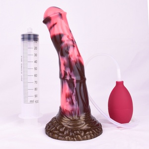 Squirting Horse Dildo Ejaculating Dildo Strong Suction <b>Cup</b> Animal Dildos Penis <b>Large</b> Butt Plug Adult Toy for Women Couples Man - Product Image 1