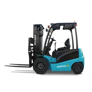 3500kg For Glass Truck-mounted Max Height 5500 Mm Hydraulic Dump Electric Forklift Truck With 72v Lithium Battery