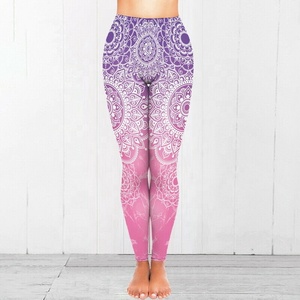 Hot Sale Factory Wholesale custom printed leggings Fitness Yoga pants Leggings customized selvagio leggings - Product Image 3
