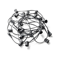 Guirlandes lumineuses LED extérieures étanches IP44 pour Noël et Halloween, ampoules G40 C7 ST38 E12 E27, pour tentes, arbres suspendus, avec télécommande