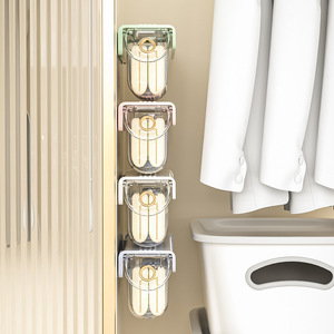 Wall Mounted <b>Storage</b> <b>Box</b> For Underwear Socks Lingerie Covered Rectangle White Pink Light Blue Light Green 805 Home Wardrobe Use - Product Image 3