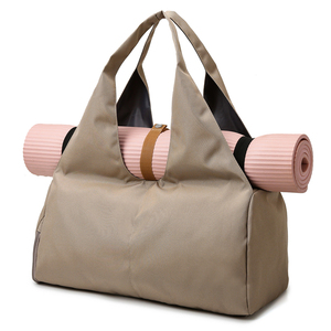 Bolsa organizadora de poliéster con logotipo personalizado, bolso de viaje deportivo Unisex con soporte para esterilla de Yoga, barato, venta al por mayor - Product Image 6