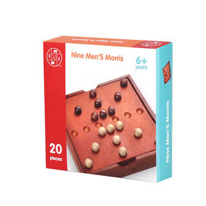 Wooden <strong>Solitaire</strong> Game Classic <strong>Board</strong> Game Marble Chess Mind Game 14cm Round <strong>Board</strong> with Wooden Balls - Product Image 5