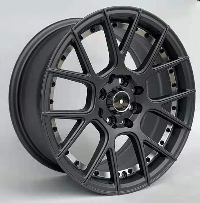 5873 черный 4 наконечники 16 дюймов глубокое блюдо журналов Rines 4 отверстие автомобиль диски 15 16 17 дюймовые литые диски 4x100 4x114 образования легкой пены. 3