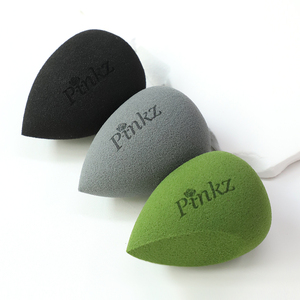 Pinkz OEM personnalisé en gros cosmétiques sans latex vert olive biseau beauté éponges pour le visage fond de teint maquillage mélangeurs outils nouveau - Product Image 3