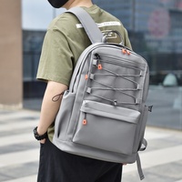 Sac à dos imperméable pour homme en Oxford, design bicolore, grande capacité pour les élèves du collège et du lycée, voyage, doublure en polyester