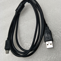 Cable USB de 1.5M con 12 Pines para Cámara, Cable de Datos y Carga para CB-USB5 CB-USB6 para Olympus