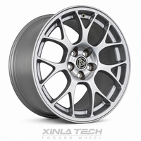 Jantes monobloc forgées XINLAI Bright Silver Y Spoke 19-22 pouces, concaves profondes, pour M3 G80 / M4 G82 / M5 F90 / M2 G87