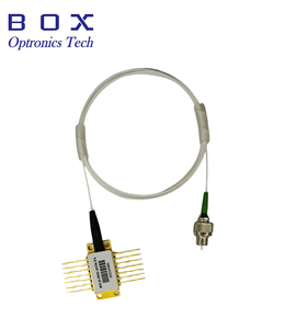 ไดโอดเลเซอร์แบบผีเสื้อ 520 นาโนเมตร 14 พิน พร้อมเทอร์มิสเตอร์ TEC ใยแก้วนำแสง SM PM กำลัง 30 มิลลิวัตต์ หัวต่อ FC APC - Product Image 4
