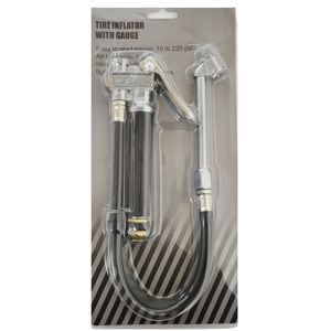 Accesorio para Inflar Neumáticos, Válvula de Aire Industrial con Manómetro de Precisión para Servicio de Neumáticos de Camiones y Motocicletas - Product Image 3