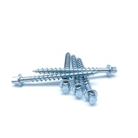 Tornillos para Madera con Rosca Gruesa, Recubiertos de Zinc, con Punta Triangular, para Fijación en Madera