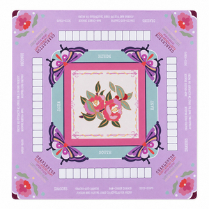 Tappetino per Mahjong Americano in Gomma Antiscivolo + Tessuto in Pelle, Copertura Personalizzata per Tavolo da Gioco, Superficie per Giocare a Mahjong Stampata - Product Image 1