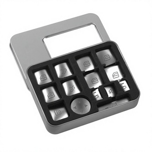 สำหรับเมอร์เซเดส-เบนซ์ สติ๊กเกอร์ติดหน้าต่าง ABS โครเมียมกาวในตัวสำหรับอี-คลาส ซี-คลาส GLK CLA GLA ML GLE - Product Image 2