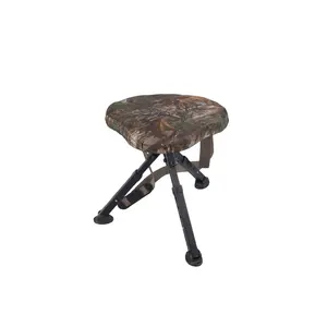 Cadeira de pesca portátil para viagem, leve, preço de fábrica, 360, cadeira dobrável de caça