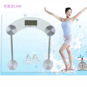 เครื่องชั่งน้ำหนักอิเล็กทรอนิกส์แบบพิมพ์ลายบ้านทรงสี่เหลี่ยมขนาดใหญ่ เครื่องชั่งน้ำหนักอิเล็กทรอนิกส์เพื่อสุขภาพ - Product Image 4