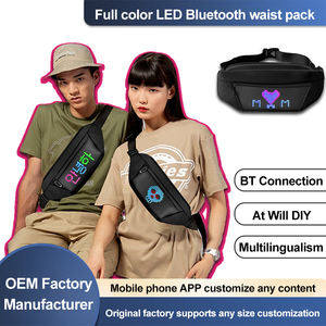 Sac de taille Led moderne avec capteur lumière message écran d'affichage Portable Pixel sac de poitrine numérique mobile LED message sac d'affichage - Product Image 2