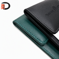 Porte-ordinateur de table en cuir PU pour restaurant, couverture personnalisée en cuir pour menu et factures pour restaurants