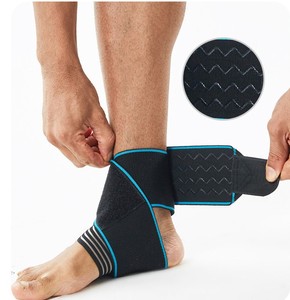 Factory Hot Sell Custom Breathable Ankle Guard Knitted Ankle Sleeve Strap Sports Support - Product Image 3