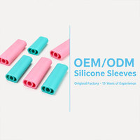 Tube en silicone personnalisé pour support de lampe, flexible et réglable, pour luminaire, support de lampe de bureau