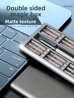 Jeu de tournevis de précision multifonctionnel en acier chromé, 48 pièces, pour téléphone portable, ordinateur portable, élimination des cendres