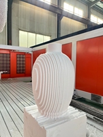 Mesin CNC Gantry 5 Axis Simultan, Mesin Ukir CNC Format Besar untuk Cetakan Otomotif, Pemrosesan Cetakan Lost Foam