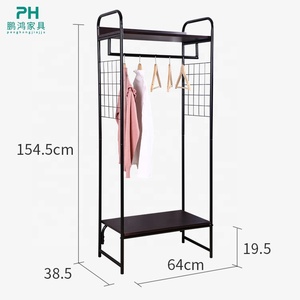 Hanger Hallway Metal Clothes Rack <strong>Hall</strong> <strong>Stand</strong> Bench Coat Rack <strong>Stand</strong> - Product Image 5