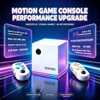 Console de jeu à détection de mouvement 4K HD, boîtier TV de jeu, contrôle gestuel pour le divertissement familial à domicile, contrôleurs sans fil Android