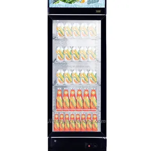 Dispositivo di raffreddamento per bevande LSC-288 a due porte con congelatore verticale