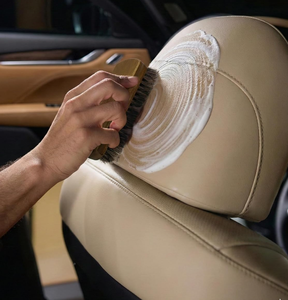 Set di Spazzole <span class=keywords><strong>per</strong></span> Pulizia di Pelle e Tappezzeria, con Setole in Crine di Cavallo <span class=keywords><strong>per</strong></span> <span class=keywords><strong>Pulire</strong></span> <span class=keywords><strong>Sedili</strong></span> <span class=keywords><strong>Auto</strong></span> e Divani in Pelle, <span class=keywords><strong>per</strong></span> Interni e Mobili - Product Image 4