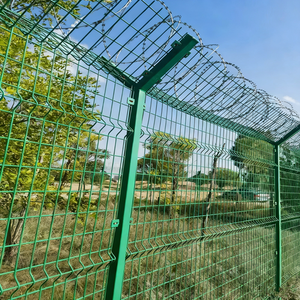 Clôture de sécurité pour aéroport en treillis soudé en acier galvanisé <span class=keywords><strong>BTO</strong></span> 22, étanche, pour prison, prix usine - Product Image 3