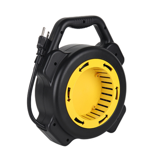 Tambour d'enrouleur de câble de type 4 voies 25m <span class=keywords><strong>50m</strong></span>, bobine d'extension de prise électrique avec protection des enfants et coupure thermique - Product Image 5