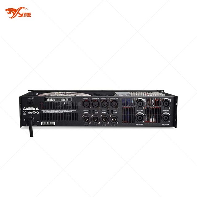 DF4300 Amplifier Audio Professional Stage Power Amplifier With 300w*4