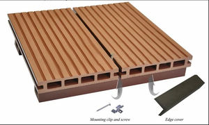 Co-extrusion de jardin étanche à l'eau WPC plancher en bois composite panneau de terrasse wpc platelage - Product Image 2