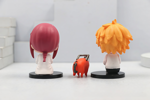 H7CM 6 piezas=1 set Figuras de acción mini de personajes CSM sentados, Denji Pochita, de PVC, decoración para escritorio, salpicadero de coche, adorno de pastel de <span class=keywords><strong>anime</strong></span> - Product Image 6