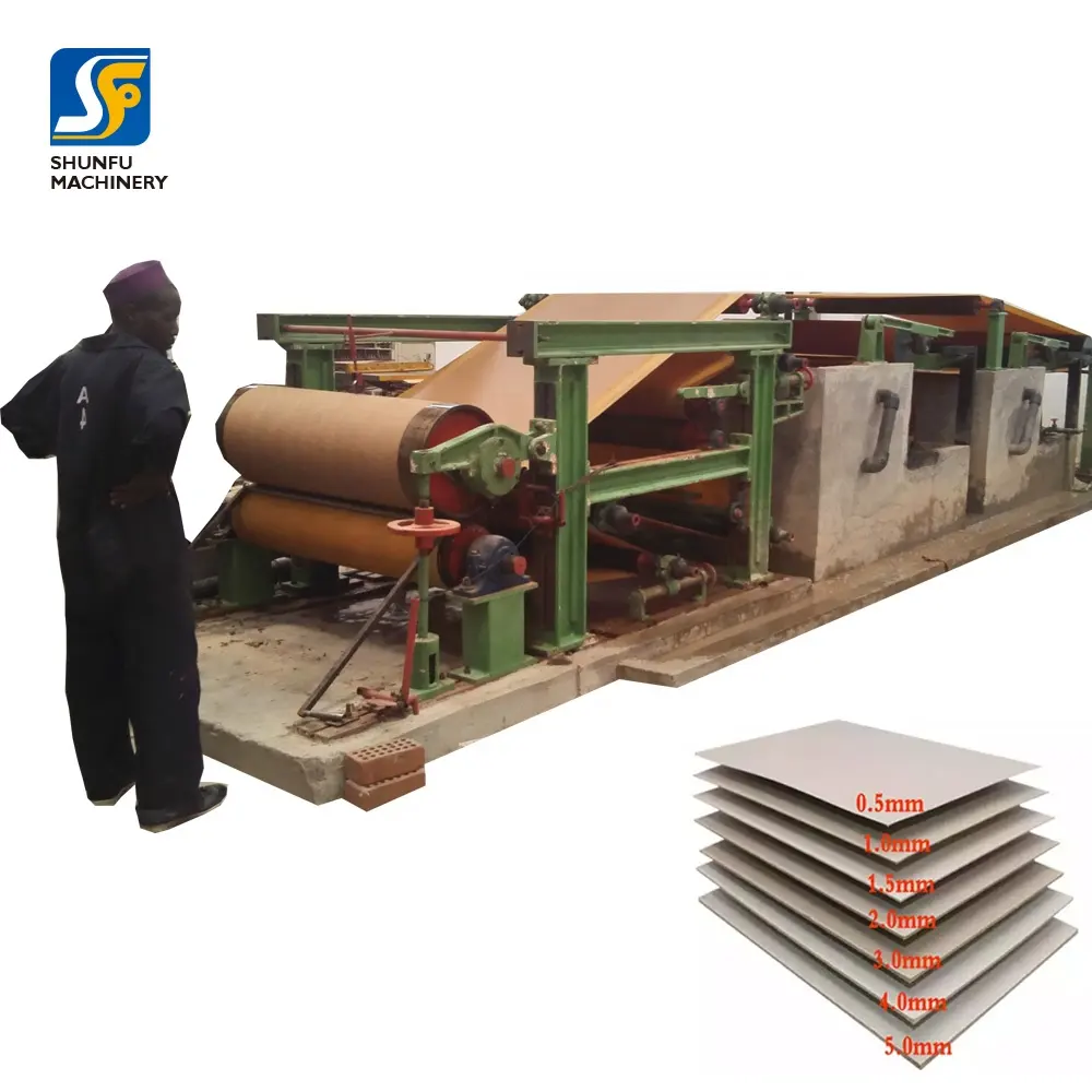 Waste Paper Recycling Cardboard Machine Paper Board Production Machine