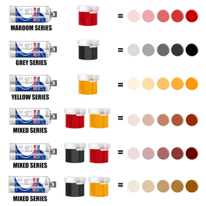 Kit di Riparazione per Ceramica, Acrilico, Fibra di Vetro e <span class=keywords><strong>Marmo</strong></span>, per Riparare Graffi, Scheggiature, Ammaccature e Fori su Piastrelle e Vasche da Bagno - Product Image 3