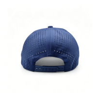 Topi Baseball Snapback 5 Panel Kualitas Tinggi Custom Laser Cut Tahan Air Dengan Logo Custom Unisex untuk Aktivitas Luar Ruangan