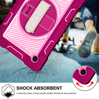 Funda de Silicona Resistente para Tablet, con Tacto Suave, Protector Escolar para Samsung Galaxy Tab A8 con Soporte