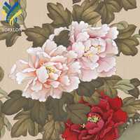 YKEAX – Papier Peint imperméable à motif floral 3D, design Mural, décoration de la maison, chambre à coucher, Papier Peint Mural, 314