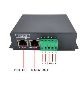 Гигабитный промышленный изолированный сплиттер, 802.3af/at/bt, сплиттер для переключателя, высокая мощность, 30 Вт, 60 Вт, 90 Вт, 12 В, 24 В, выходной адаптер постоянного тока - Product Image 5