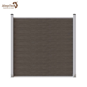 Outdoor euro disegno ha garantito di alluminio wpc pannello di recinzione per il giardino - Product Image 6