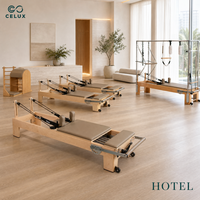 Celux, fournisseur d'équipements de Pilates tout-en-un, ensemble complet d'équipements de Pilates en bois de chêne et d'érable classiques, ensemble de cinq pièces pour studio et domicile