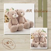 Ours en peluche kawaii mignon et personnalisé de 18 pouces, jouet en peluche pour enfants