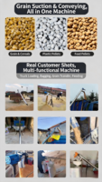 Nuova Macchina Aspiratrice per Cereali ad Alta Potenza, Pompa Industriale per Trasporto Cereali con Forte Aspirazione, Motore in Gomma a Velocità Regolabile