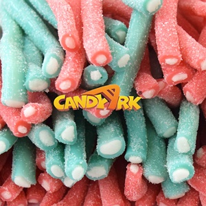 Caramelo de regaliz de goma suave, tiras de ladrillos de regaliz amargo, cinta rellena de caramelo de polvo agrio, proveedor de fábrica de dulces - Product Image 4