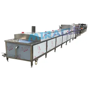 Continuous Belt Type Potato Chips Blanching Machine Sea Vegetable Cabbage Lettuce Sterilizing and Blanching Machine