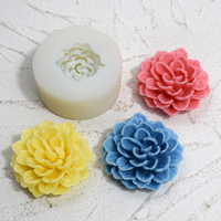 Moule en silicone personnalisé en forme de fleur d'hibiscus pour bougies, savon, bouquet, décoration, réutilisable, antiadhésif, résistant à la chaleur, sac OPP