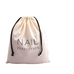 Bolsa de Almacenamiento de Joyas de Algodón con Cordón y Logotipo Personalizado, Bolsa de Embalaje de Joyas de Algodón Mini de Lujo - Product Image 1